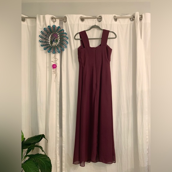 Maroon Empire Dress • PERFECT CONDITION - Picture 2 of 16